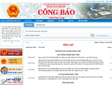 Tablet Screenshot of congbao.vinhlong.gov.vn